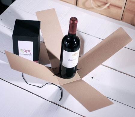 Caja para Botella con Cinta Washi Tape