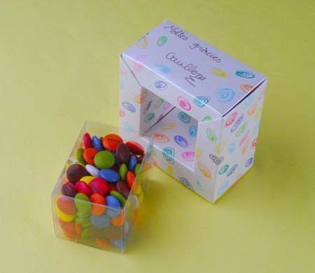 Cajita para invitación a...