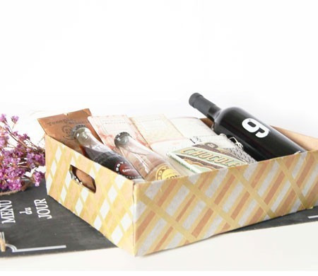 Caja para Cesta de Navidad