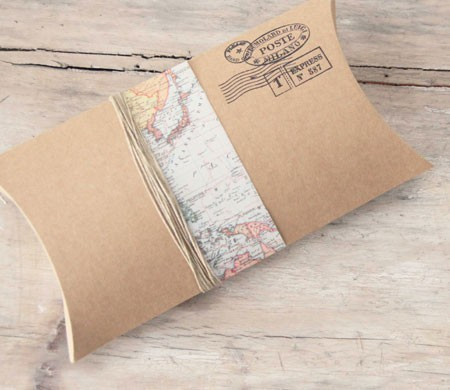 Kleine Box mit Postkartenmotiv