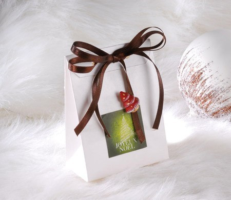 Kleine Papiertüte für Weihnachten