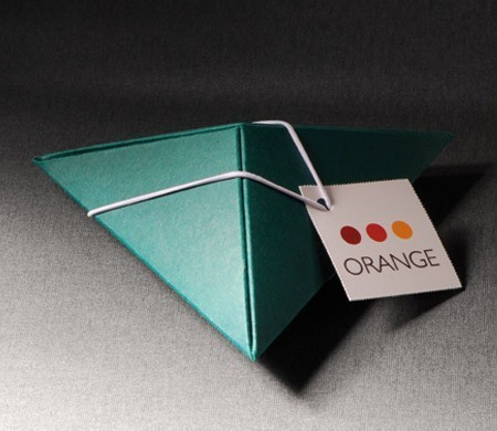 Dreieckige Schachtel für kleine Geschenke