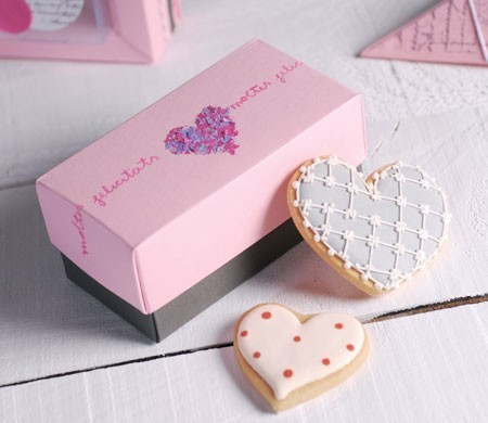 Cajita para galletas de boda