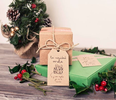 Originelle Verpackung für Weihnachten