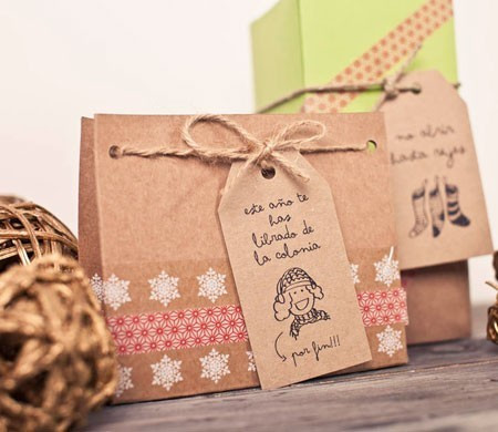 Bolsa para regalos de Navidad