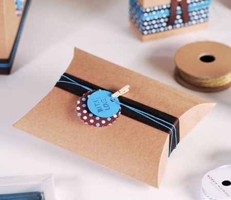 Kleine Kissenschachtel für Geschenke