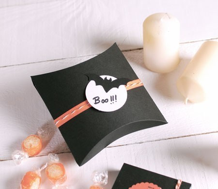 Kleine Schachtel für Halloween