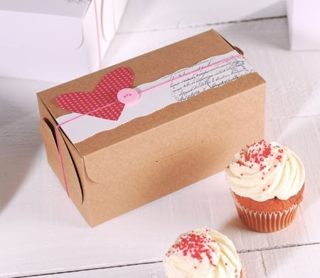 Dekoration für Cupcake-Box