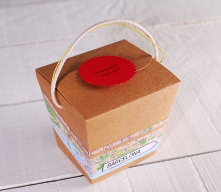 Caja de fideos para regalo