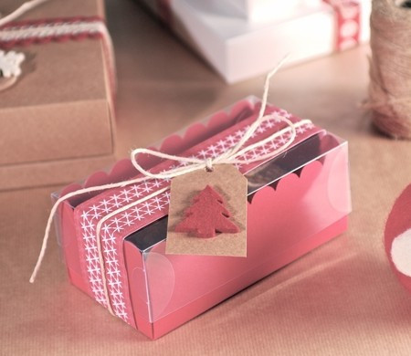 Cajita para Dos Cupcakes Navideños