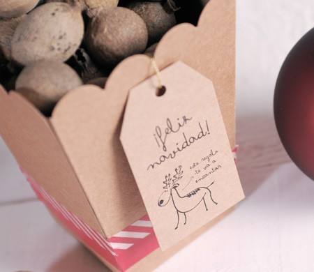 Originelle Geschenkbox für Weihnachten Originelle Geschenkbox für Weihnachten