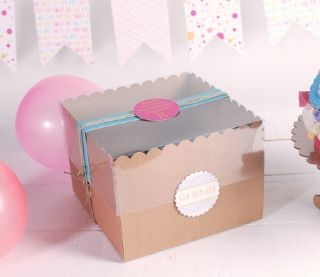 Caja para tartas decoradas