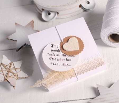 Flache Geschenkbox für Tücher