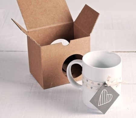 Kleine Tassenverpackung