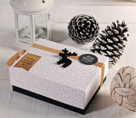 Caja regalo impresa cubeta...