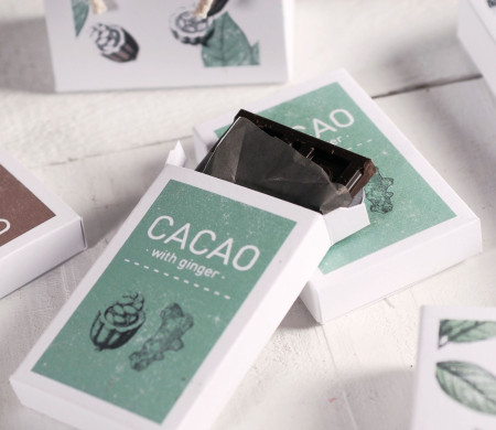Caja impresa para chocolates