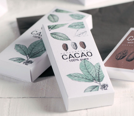 Caja impresa alargada para...