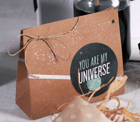 Bolsa de Regalo con Decoración Espacial