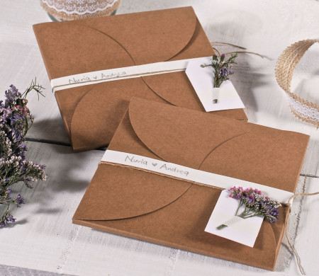Schachtel für Hochzeitseinladungen Schachtel für Hochzeitseinladungen