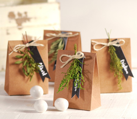 Dekorierte Geschenktüte