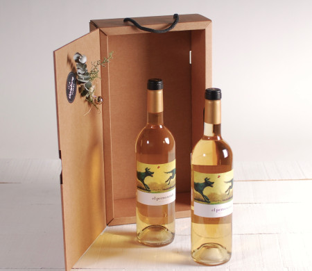 Caja navideña para regalar...