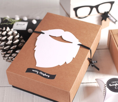 Caja regalo con barba