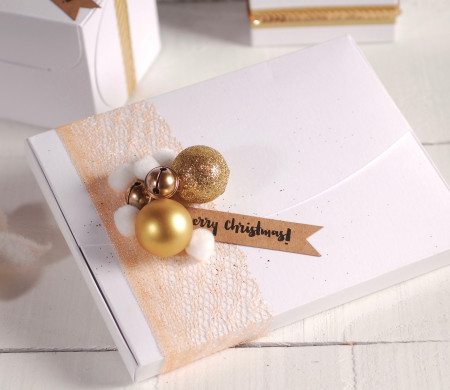 Schachtel für Postkarten oder Geschenkgutscheine
