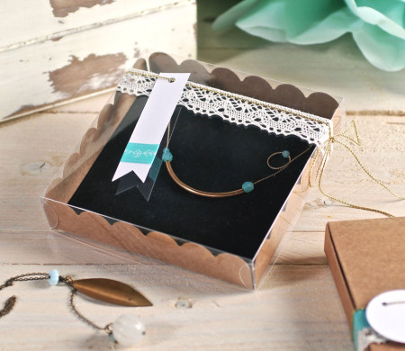 Caja plana para joyas