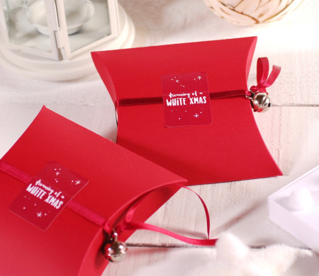 Roter Kasten für Weihnachten