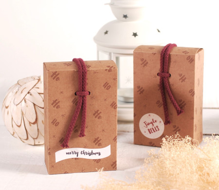 Weinhachtskästchen mir Kordel. Verpackung für Weihnachten! Weinhachtskästchen mir Kordel. Verpackung für Weihnachten!