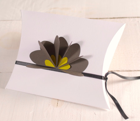 3D- Dekoration für Geschenk-Boxen