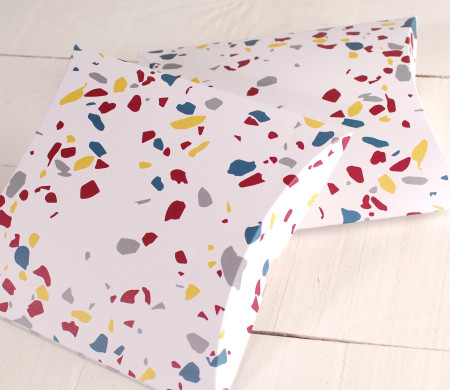 Große Terrazzo-Geschenkbox