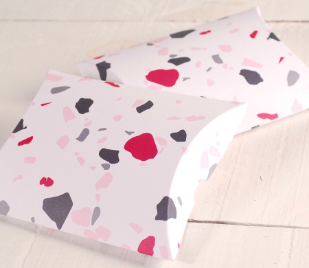 Kleine Terrazzo-Geschenkbox