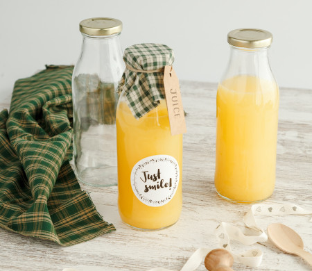Glasflasche für Säfte