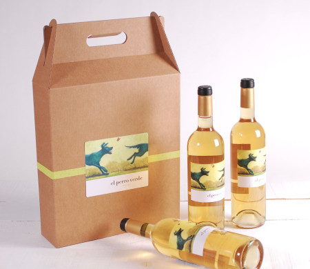 3er-Pack für Wein mit Dekoration 3er-Pack für Wein mit Dekoration
