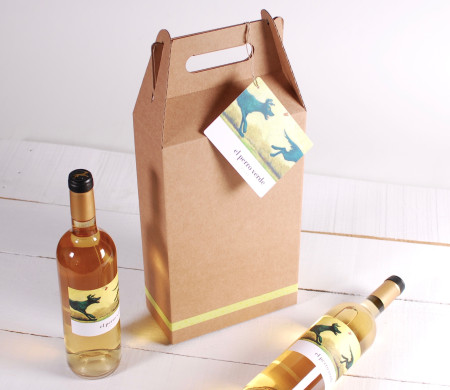 2er-Pack für Wein mit Dekoration 2er-Pack für Wein mit Dekoration