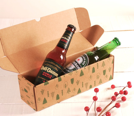 Dekorierte längliche Weihnachts-Schachtel