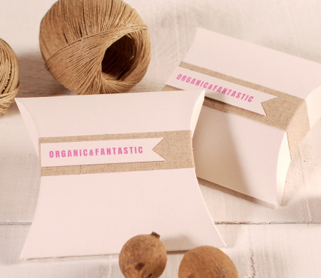 Schachtel für Öko-Gastgeschenke Schachtel für Öko-Gastgeschenke