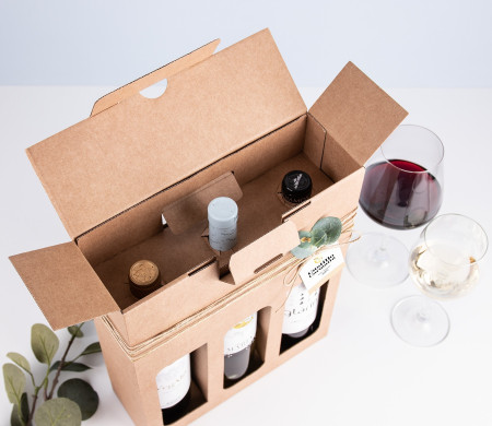 Schachtel für Weinset