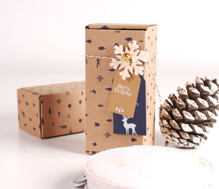 Weihnachtliche Parfümschachtel Weihnachtliche Parfümschachtel