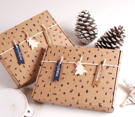 Schachtel für Weihnachtskarte