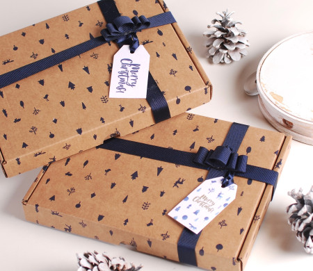 Weihnachtliche Geschenketiketten