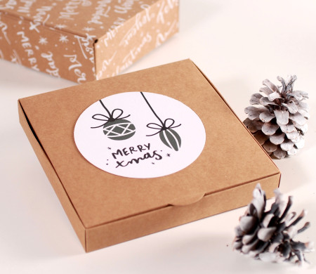 Caja para invitaciones de navidad