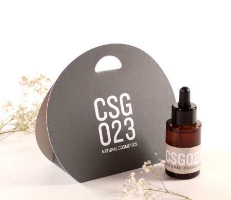 Bolsa de cartón elegante para cosméticos