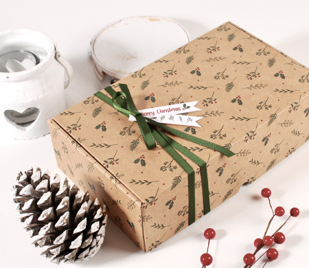 Kartonschachtel für Weihnachtsgeschenke