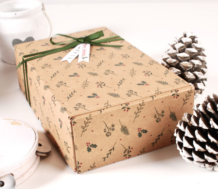 Kartonschachtel für Weihnachtsgeschenke Kartonschachtel für Weihnachtsgeschenke