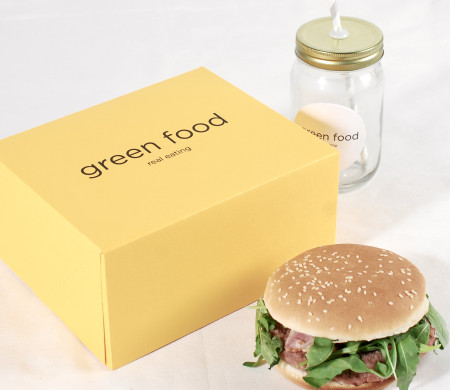 Essensbox zum Mitnehmen für Hamburger
