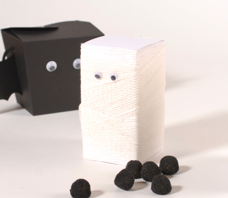 Mumienbox für Halloween-Süßigkeiten