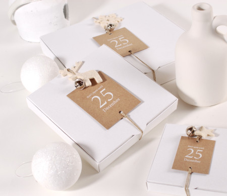 Weihnachtskarton mit besonderer Botschaft