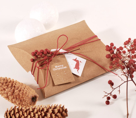 Weihnachtskarton für Taschentücher